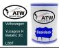 Preview: Volkswagen, Yucagrün P. Metallic 2C, LS6T: 500ml Lackdose, von ATW Autoteile West.